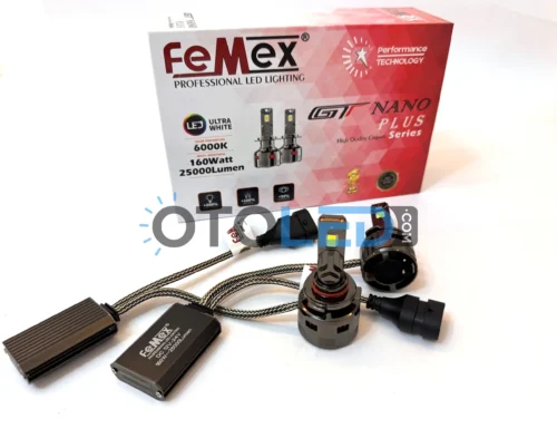 Femex GT Nano Plus H10 LED Xenon 25000 Lümen 7545 CSP Chipset