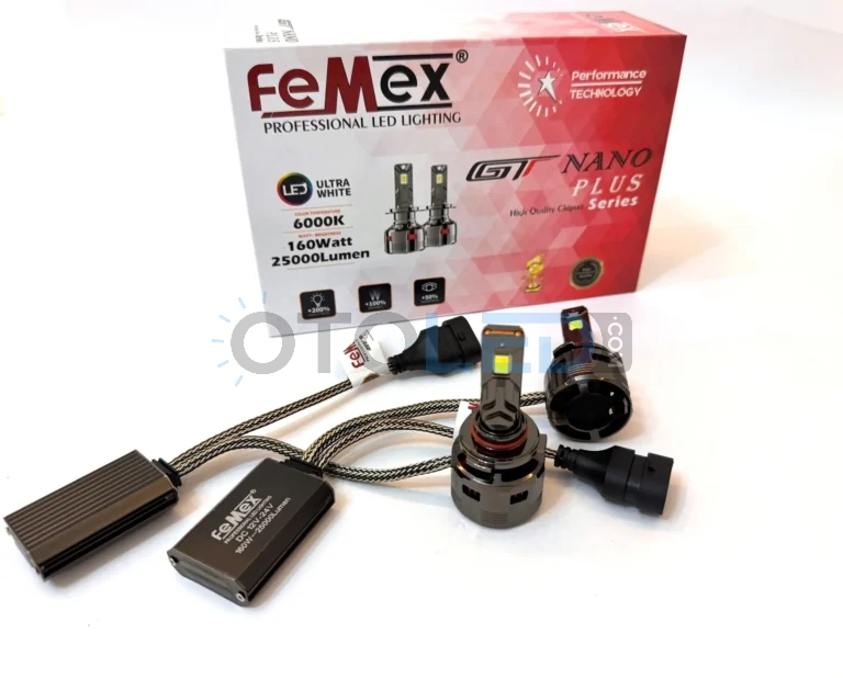 Opel Corsa E LED Ampul 25.000 Lümen - Femex GT Nano Plus H10 LED Xenon 25000 Lümen 7545 CSP Chipset - Fotoğraf 3
