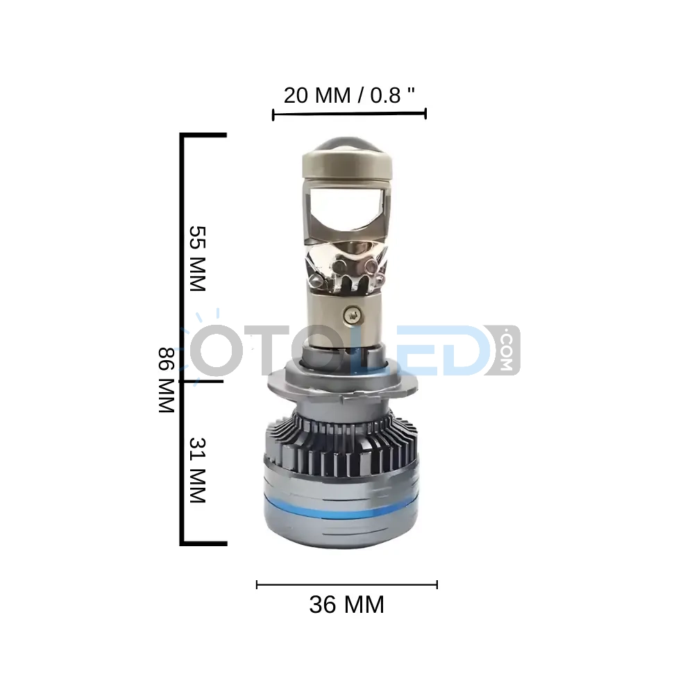 femex pro mercekli h7 led xenon boyutları