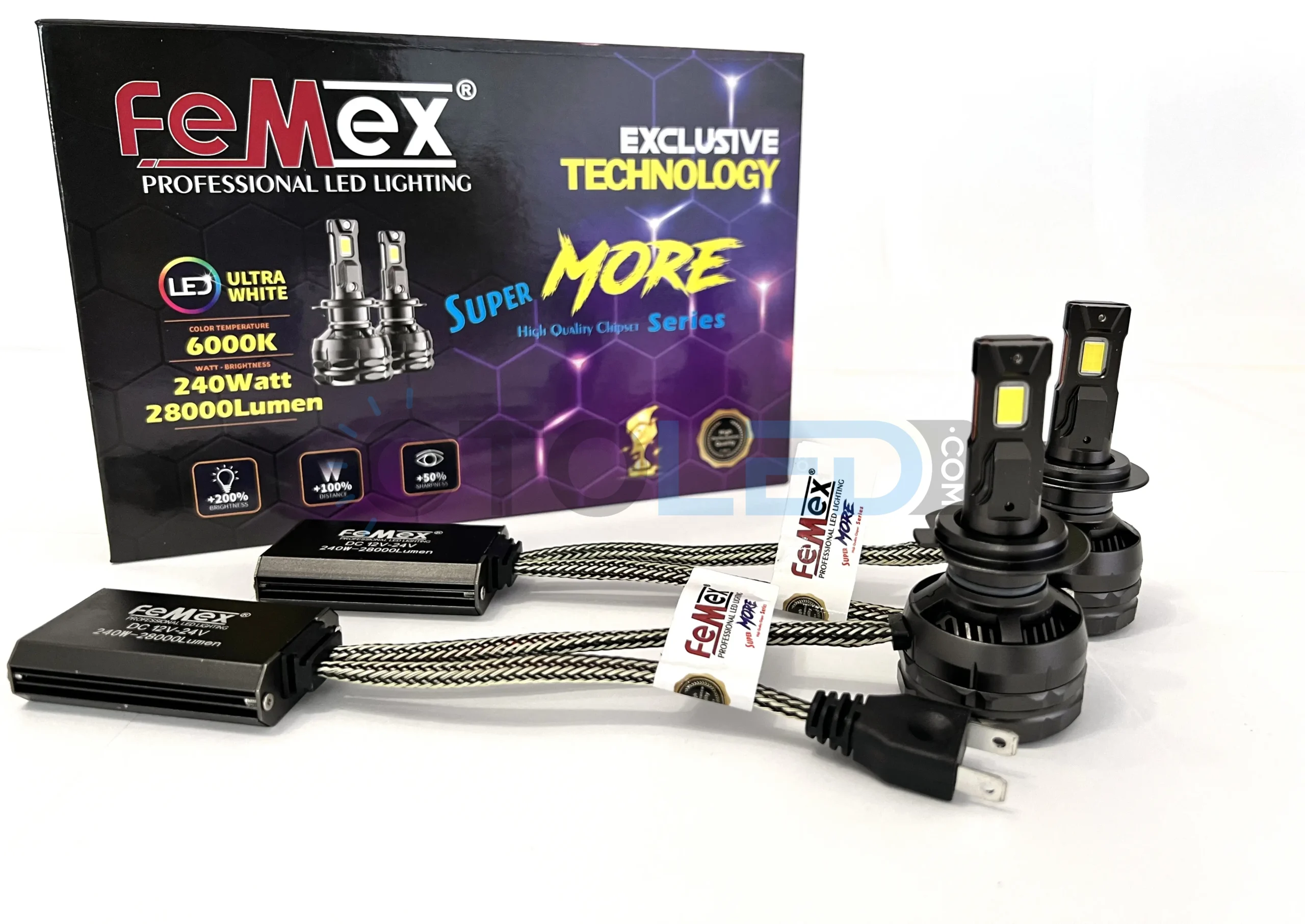 femex super more h18 led xenon