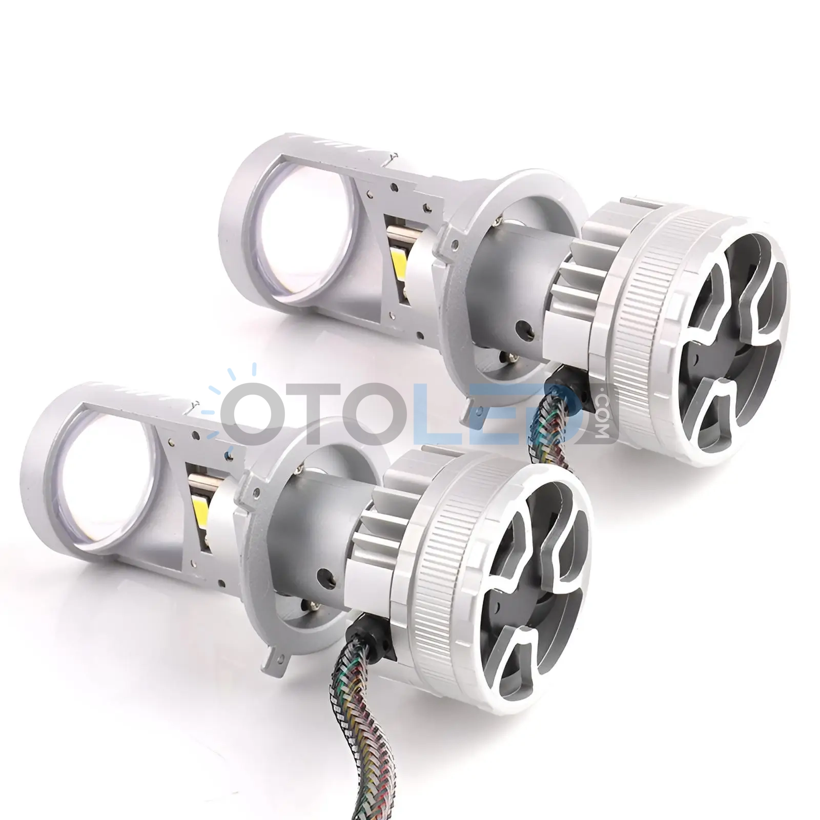 Femex Pro Mercekli H4 LED Xenon 22000 Lümen Mini Bi-LED