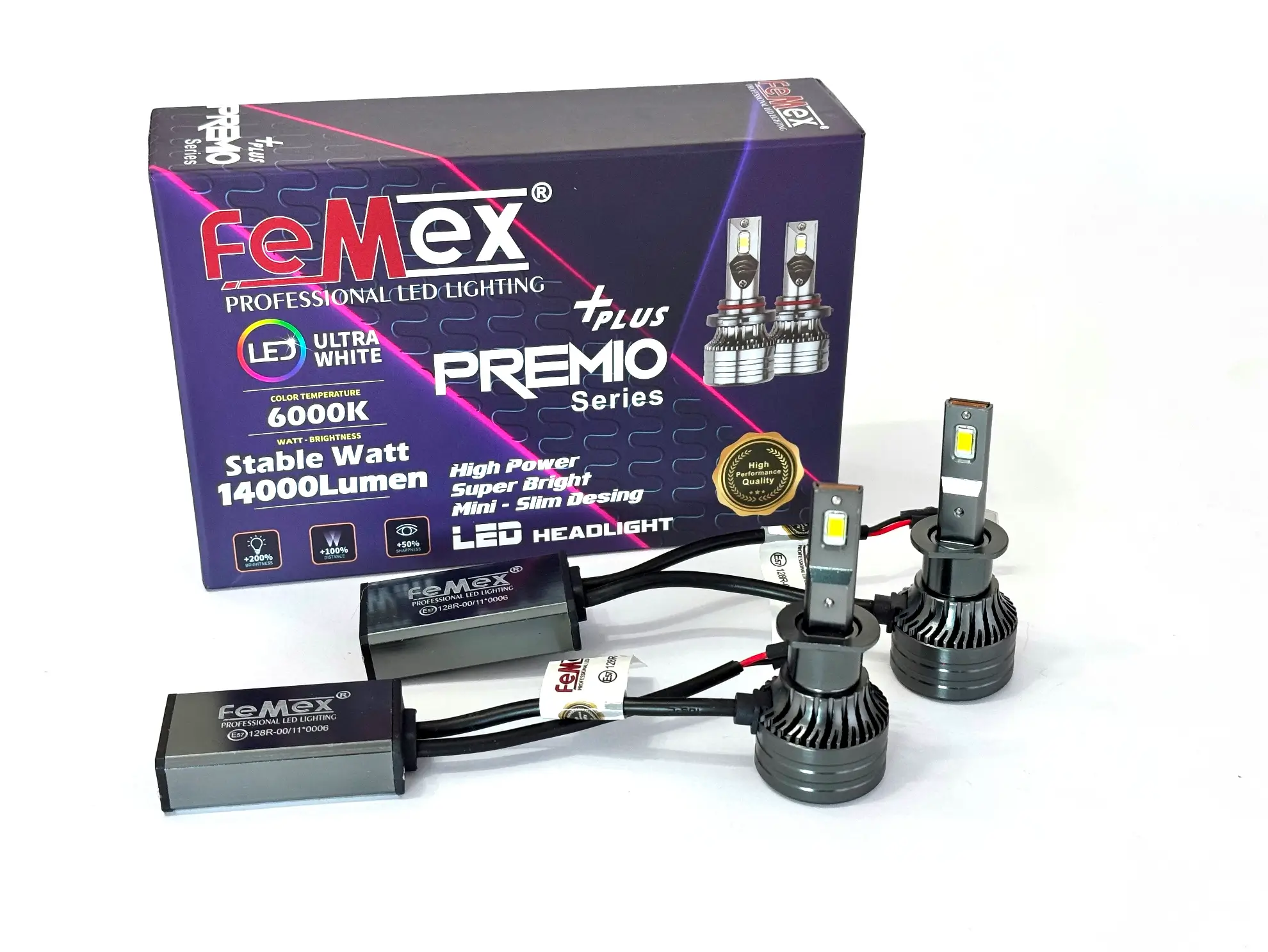 femex premio plus h1 beyaz led ampul