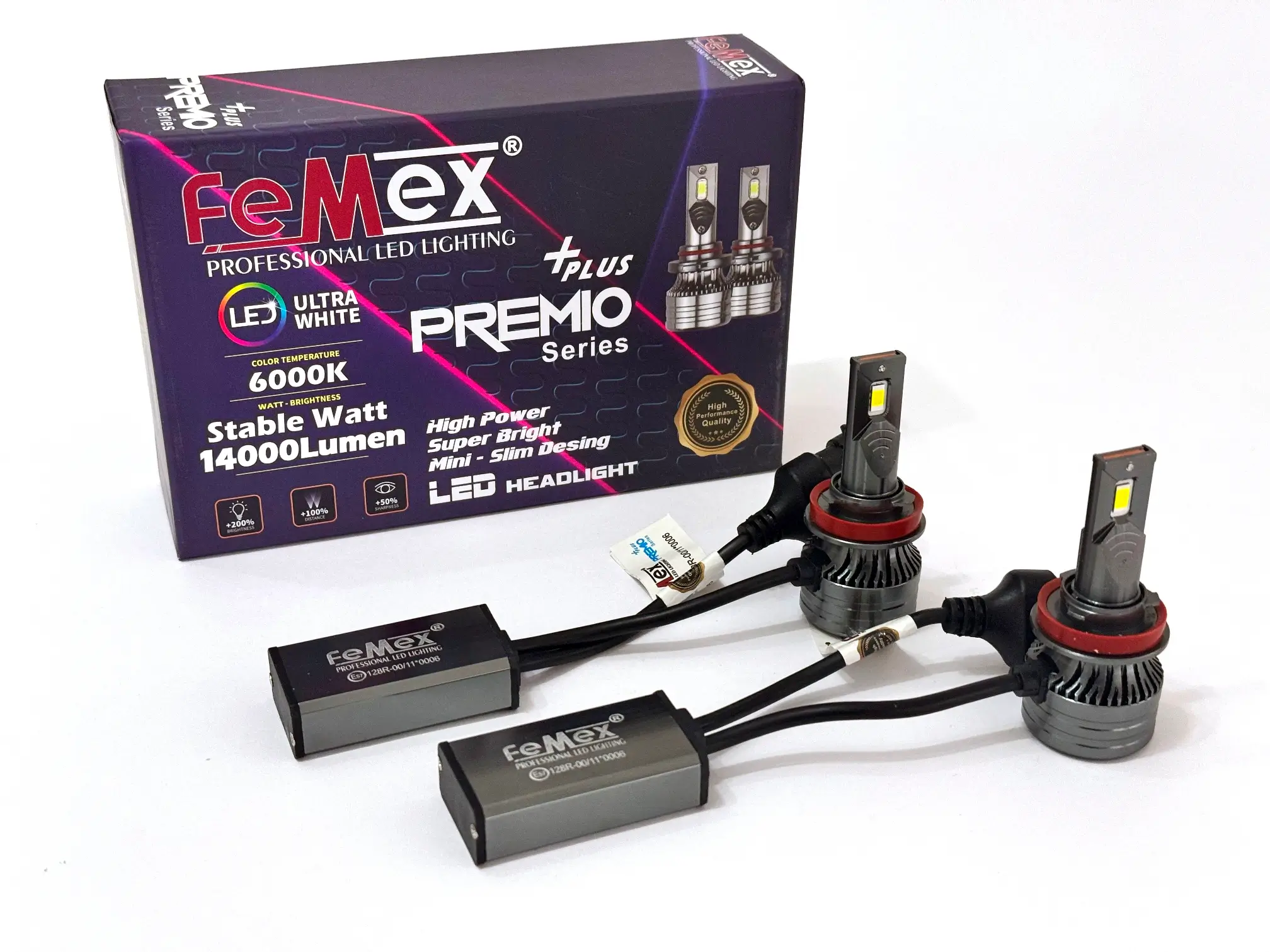 femex premio plus h16 led xenon