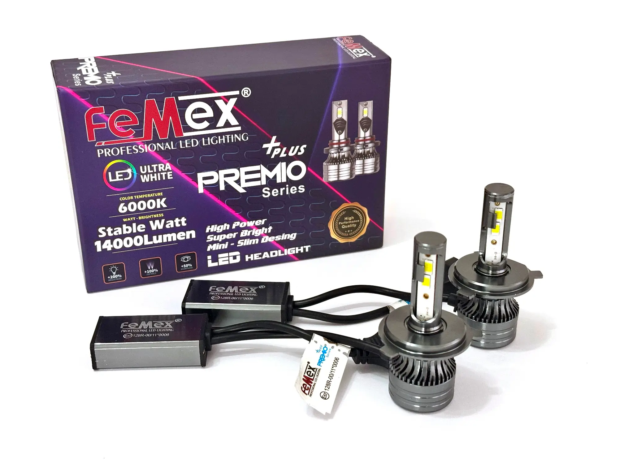 femex premio plus h4 led xenon