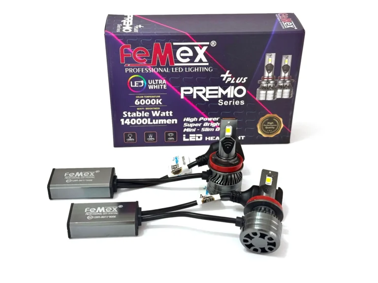 Mercedes-Benz S Serisi W221 Uzun Far Ampulü 14.000 Lümen - Femex Premio Plus H9 LED Xenon 14000 Lümen 4570 CSP Chipset - Fotoğraf 2