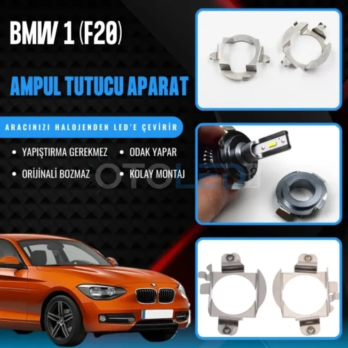 BMW 1 F20 Kısa Ve Uzun Far LED Ampul Sabitleme Aparatı