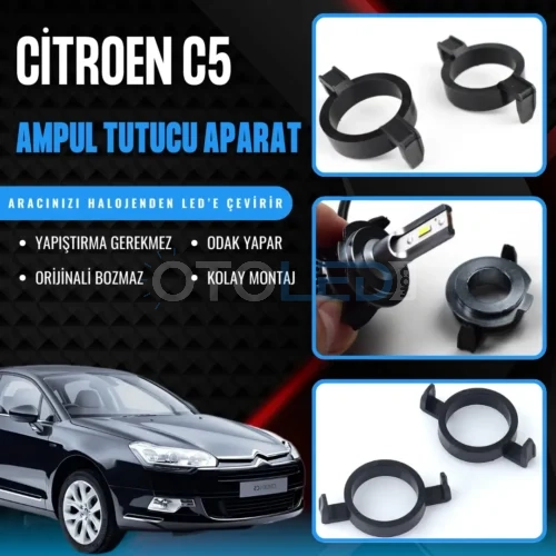 Citroen C5 Kısa Far LED Ampul Sabitleme Aparatı