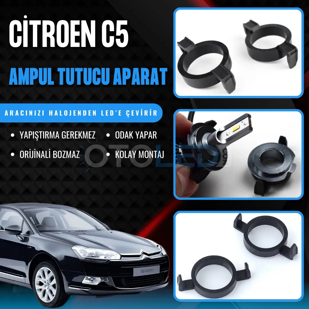 citroen c5 ampul sabitleme aparatı