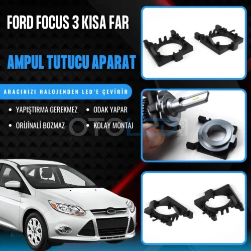 Ford Focus 3 Kısa Far LED Ampul Sabitleme Aparatı