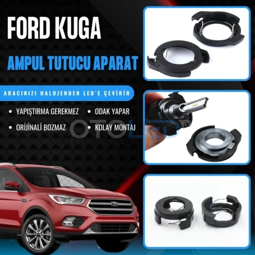 Ford Kuga Kısa Far LED Ampul Sabitleme Aparatı