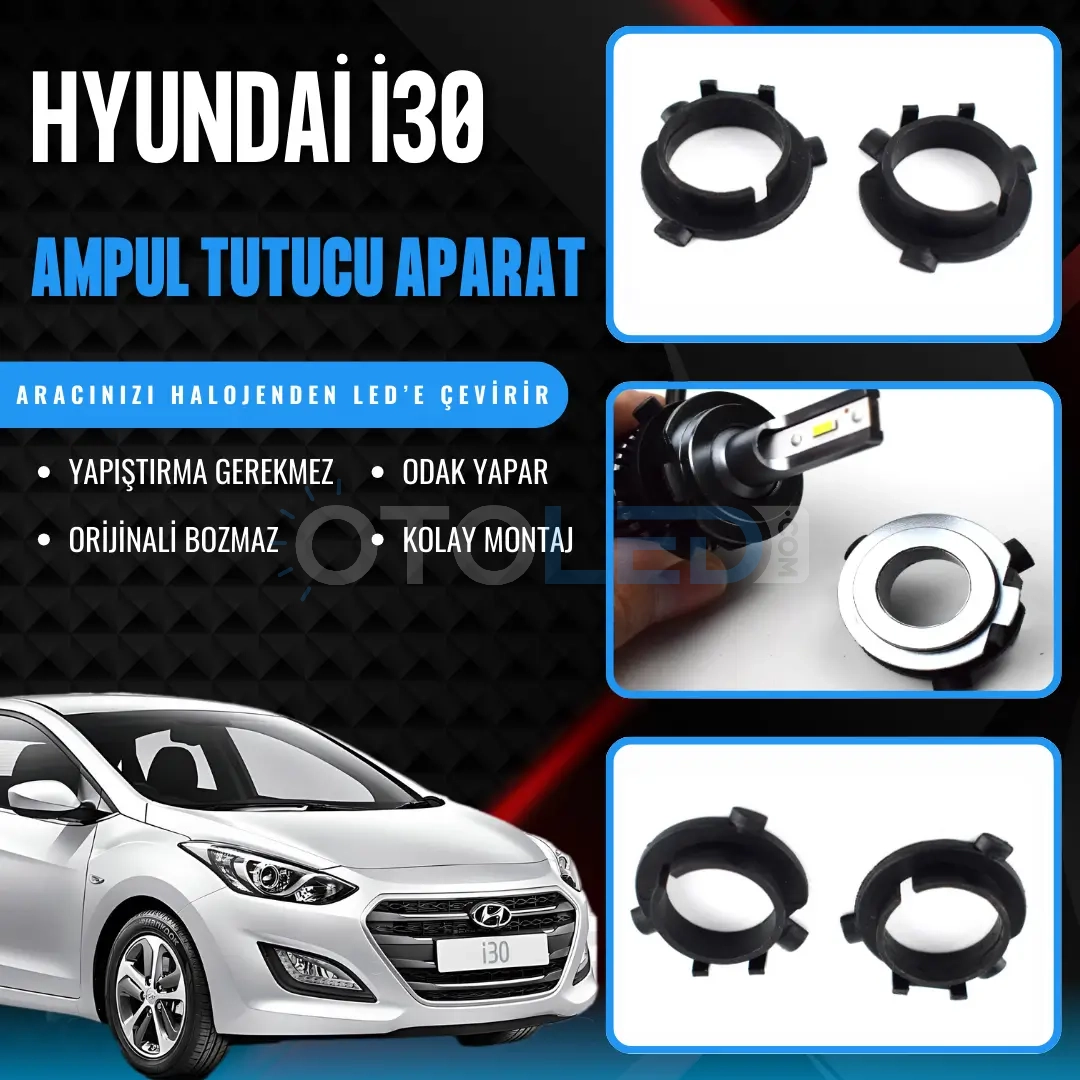 hyundai i30 kısa far ampul sabitleme aparatı