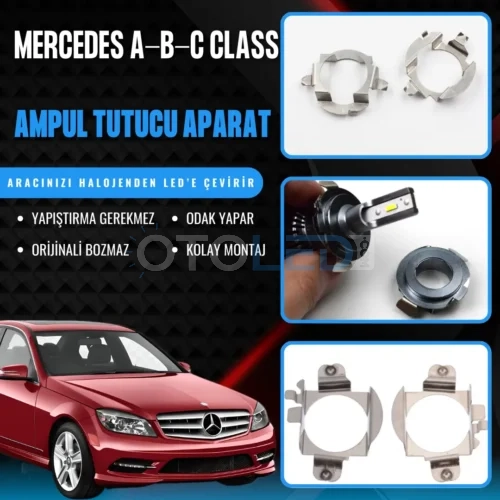Mercedes A B Ve C Class Kısa Ve Uzun Far LED Ampul Sabitleme Aparatı