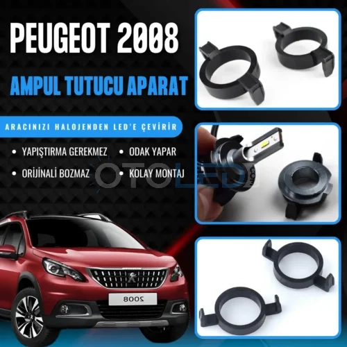 Peugeot 2008 Kısa Far LED Ampul Sabitleme Aparatı