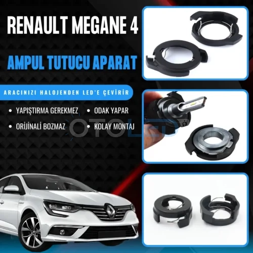 Renault Megane 4 Kısa Far LED Ampul Sabitleme Aparatı