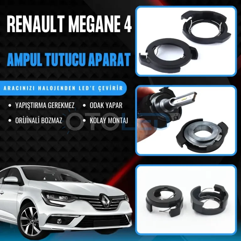 renault megane 4 kısa far ampul sabitleme aparatı