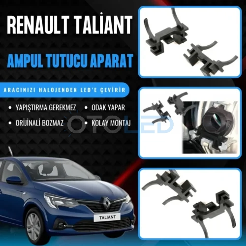 Renault Taliant Kısa Ve Uzun Far LED Ampul Sabitleme Aparatı