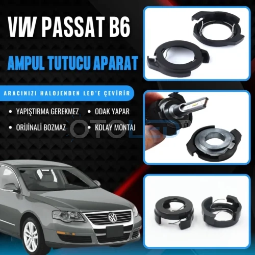Volkswagen Passat B6 Kısa Far LED Ampul Sabitleme Aparatı