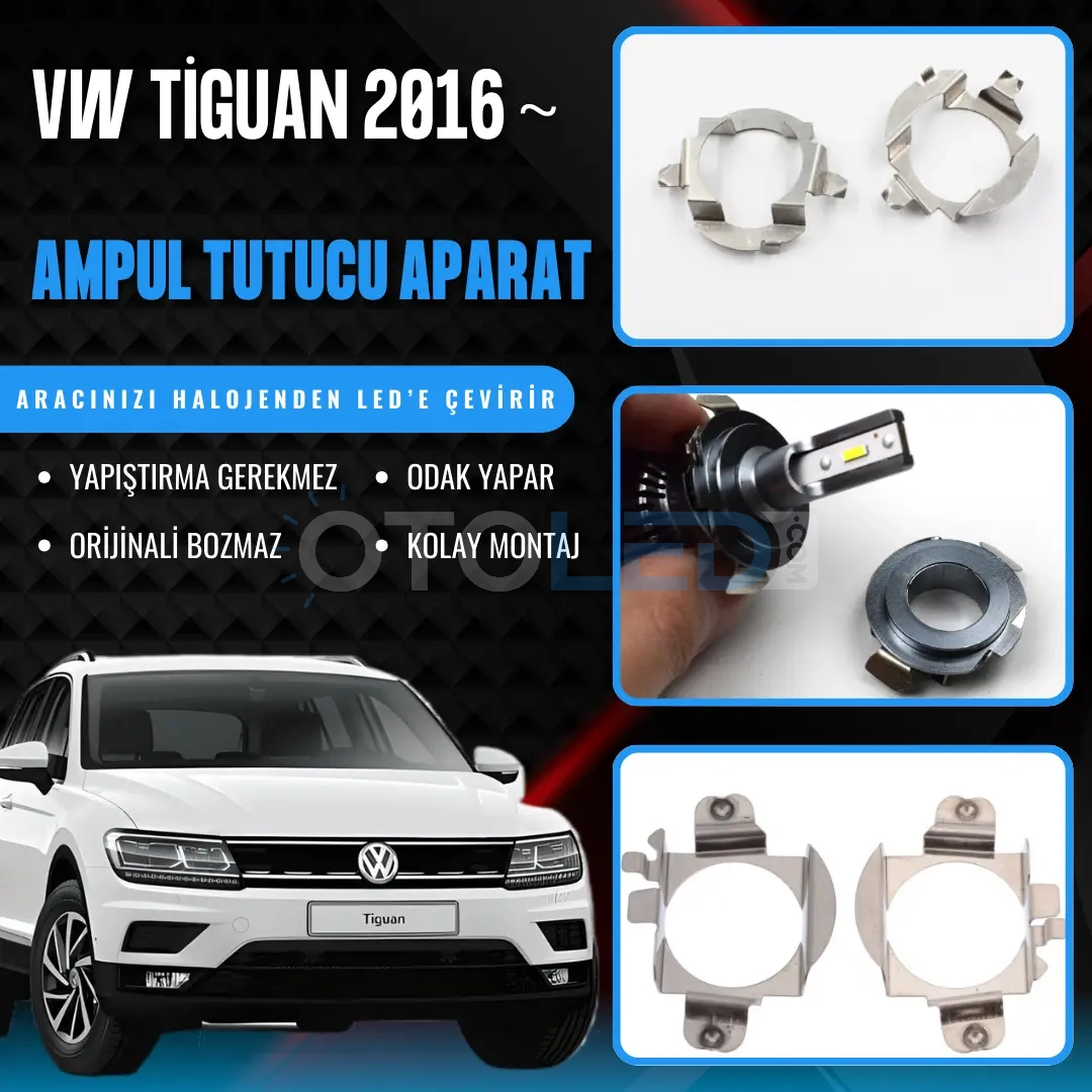 volkswagen tiguan ampul sabitleme aparatı