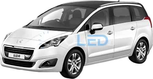 Peugeot 5008 MK1 2009-2017 LED Iç Aydınlatma Seti