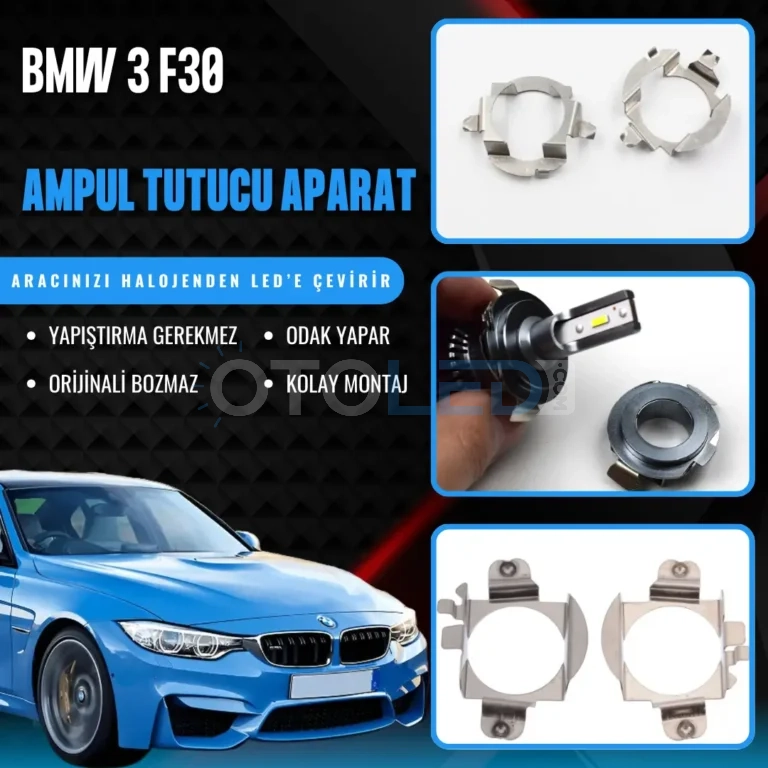 bmw 3 f30 ampul tutucu aparat bmw 3 f30 ampul tutucu aparat