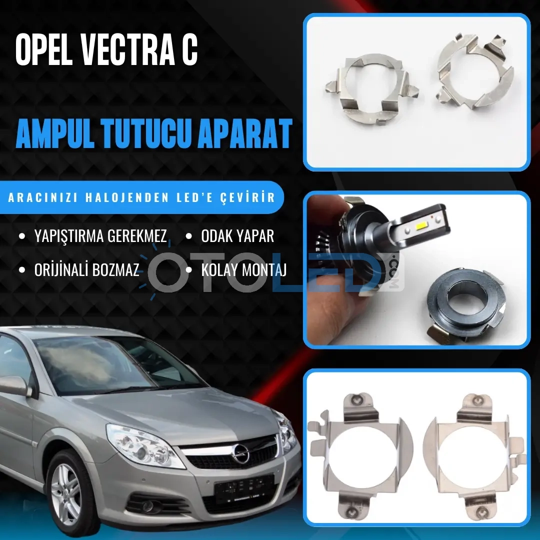 opel vectra c ampul tutucu aparat