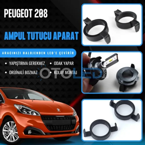 Peugeot 208 Kısa Far LED Ampul Sabitleme Aparatı