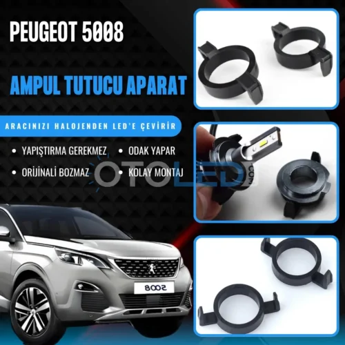 Peugeot 5008 Kısa Far LED Ampul Sabitleme Aparatı