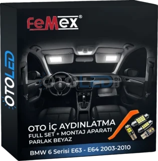 BMW 6 Serisi E63 Bmw 6 serisi e63 led İç aydınlatma seti
