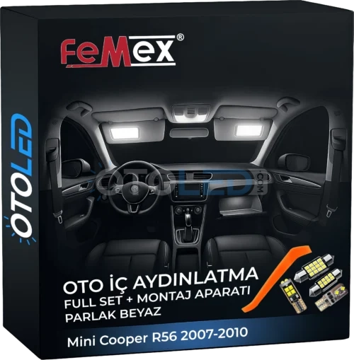 Mini Cooper R56 2007-2010 LED Iç Aydınlatma Seti