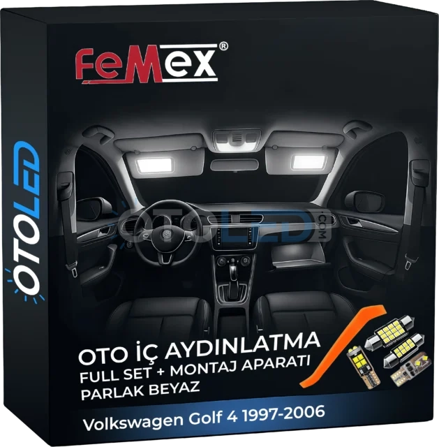 Volkswagen Golf 4 1997-2006 LED Iç Aydınlatma Seti