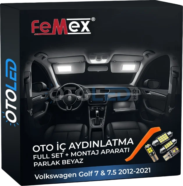 Volkswagen Golf 7 2012-2021 LED Iç Aydınlatma Seti