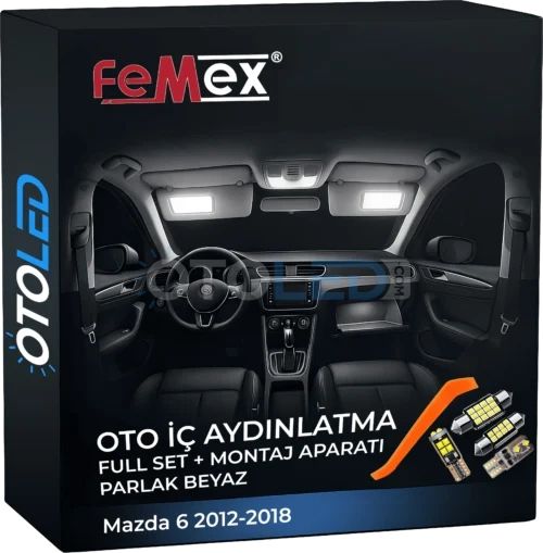 Mazda 6 2012-2018 LED Iç Aydınlatma Seti