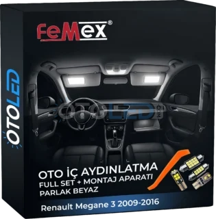 Renault Megane 3 Renault megane 3 led İç aydınlatma seti