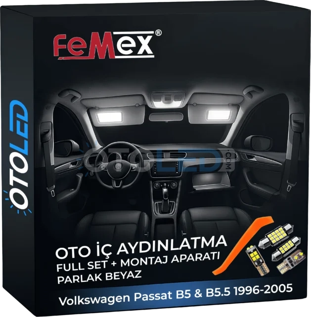 Volkswagen Passat B5 & B5.5 1996-2005 LED Iç Aydınlatma Seti