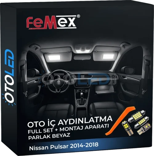 Nissan Pulsar 2014-2018 LED Iç Aydınlatma Seti