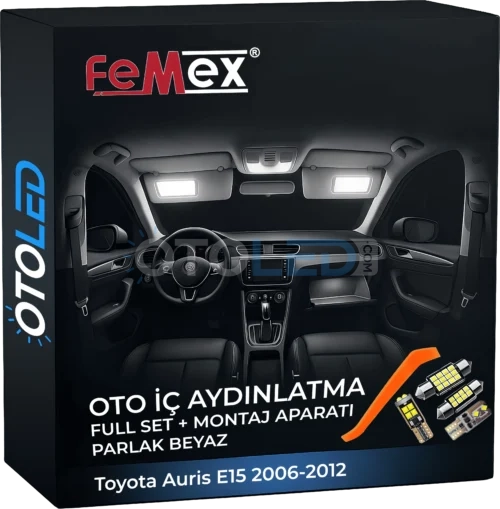 Toyota Auris E15 2006-2012 LED Iç Aydınlatma Seti