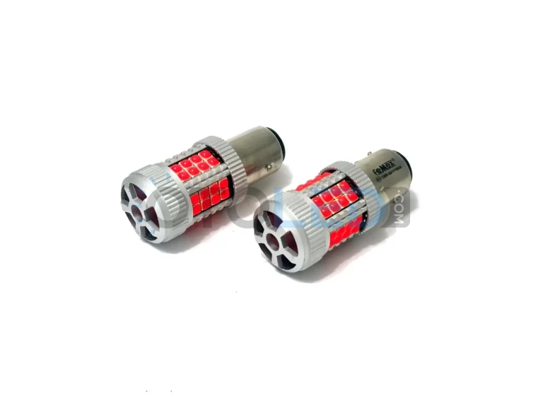 Fiat Ducato 2 Makyajlı LED Ampul - Femex Fanlı LED Stop Ampulü P21W/5W - 1157 BAY15D Koyu Kırmızı - Fotoğraf 3