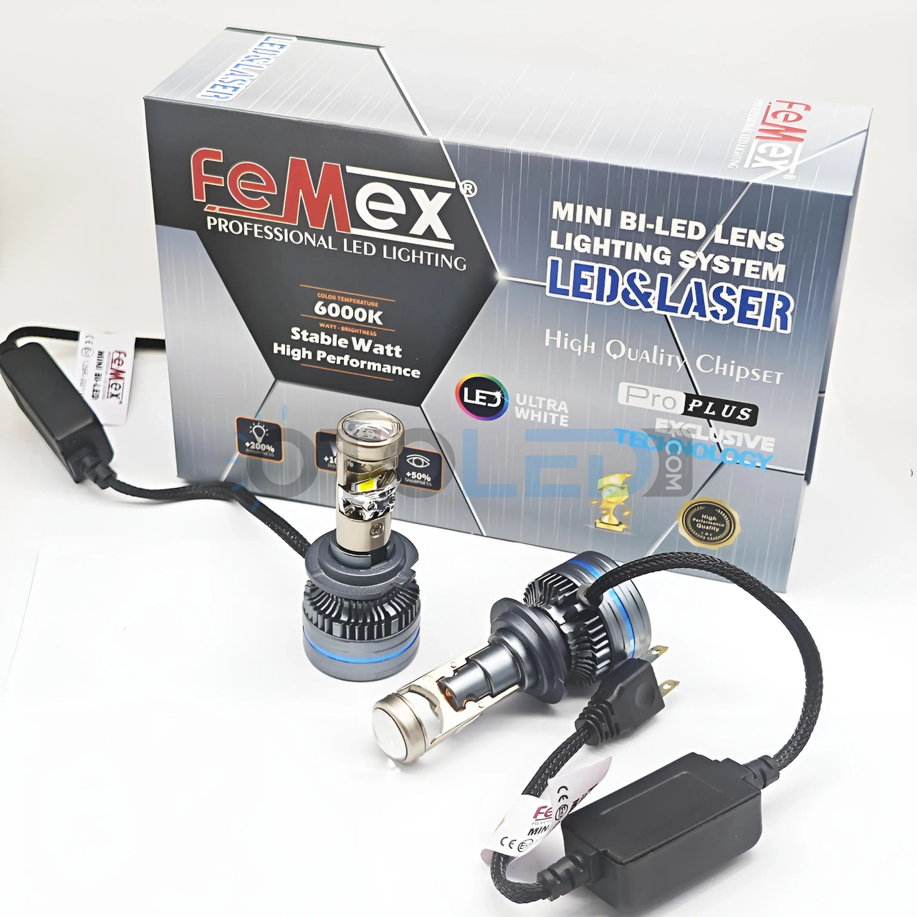 femex h7 pro plus serisi mercekli led xenon