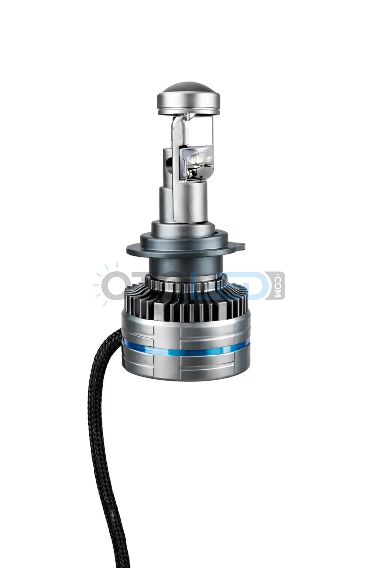 Citroen C-Elysee Kısa Far Ampulü - Femex Pro Plus Mercekli H7 LED Xenon 25000 Lümen Mini Bi-LED - Fotoğraf 8