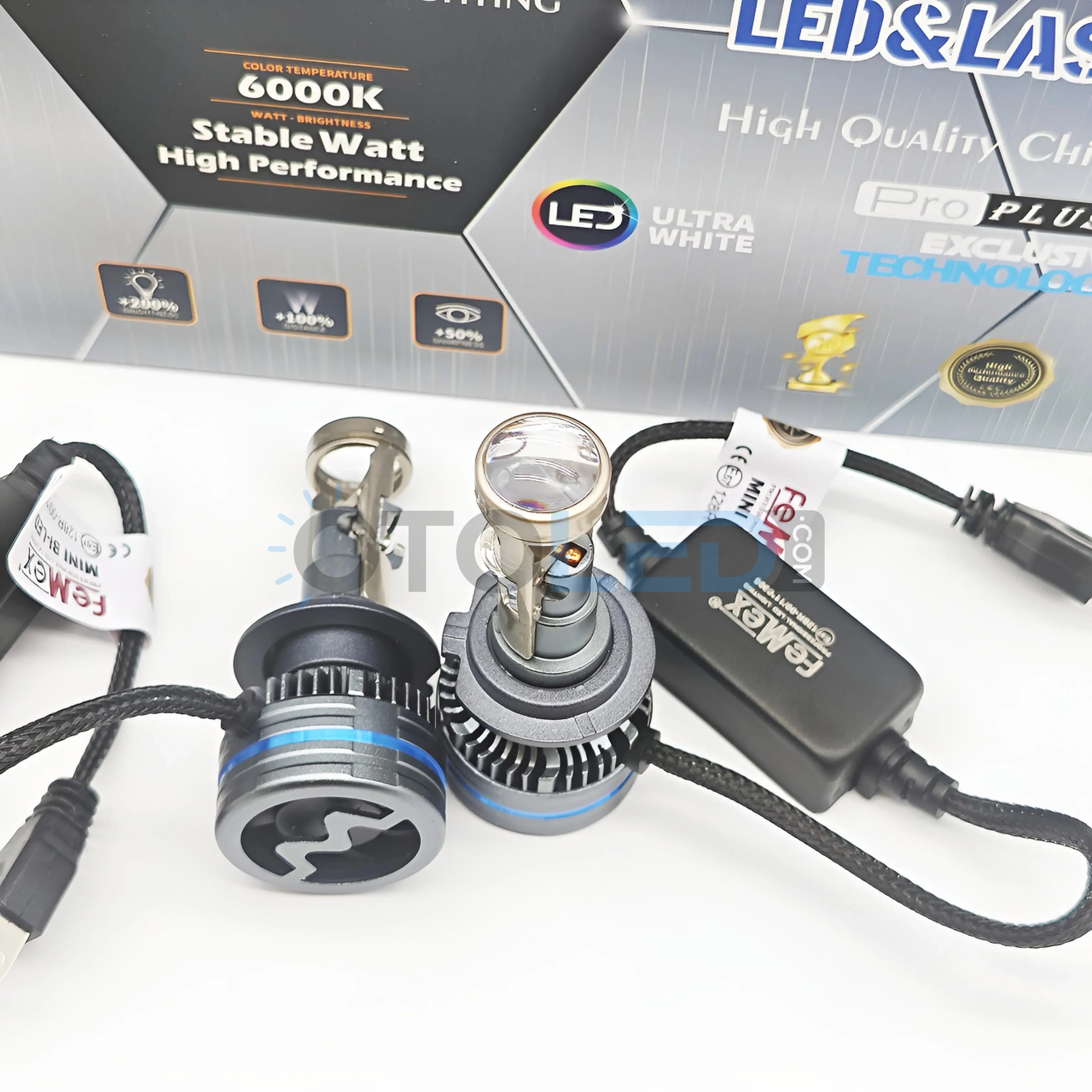 femex pro plus h7 mercekli led xenon