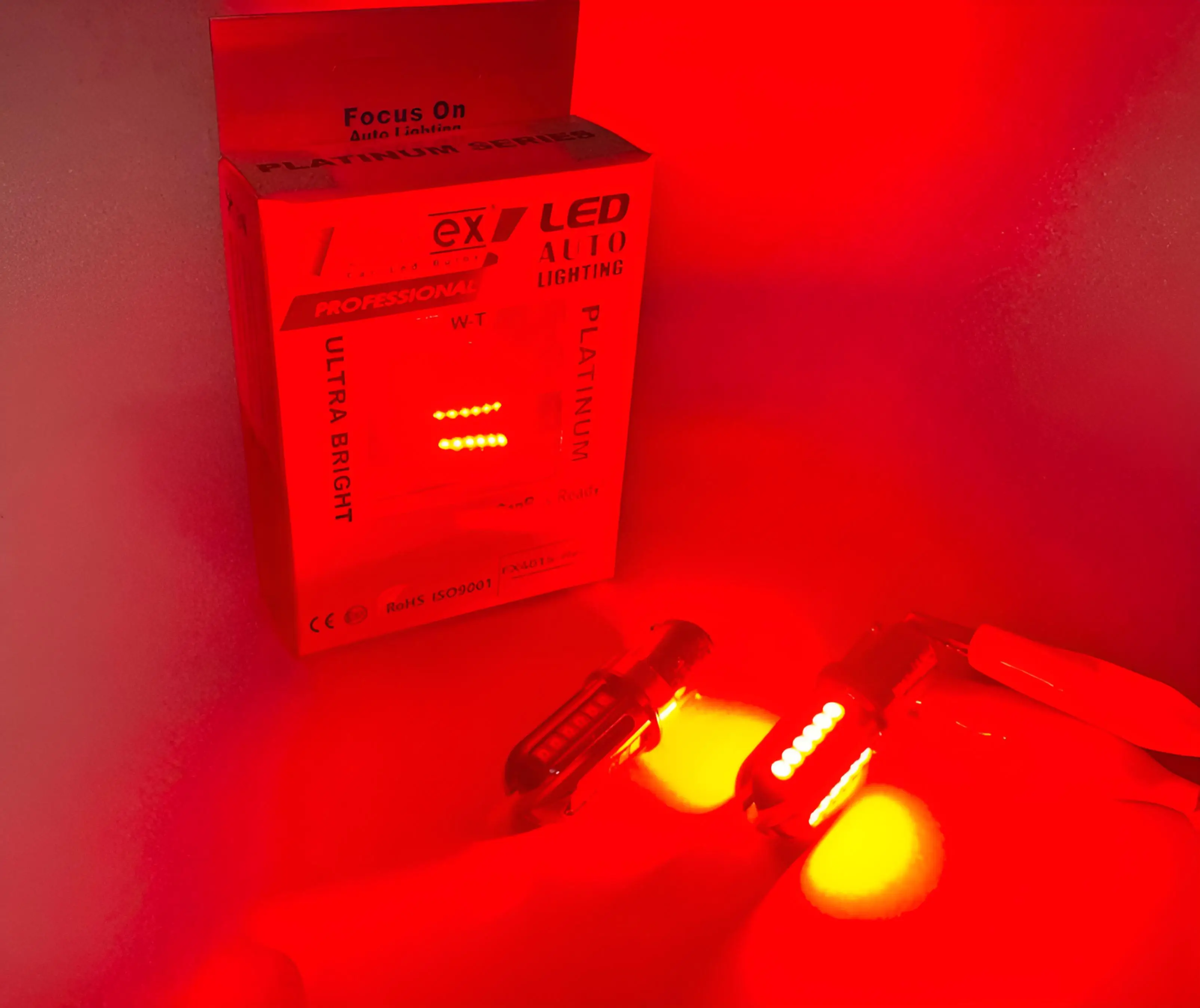 Femex P21W Çift Duy LED Ampul Platinum 3030 Chip Kırmızı