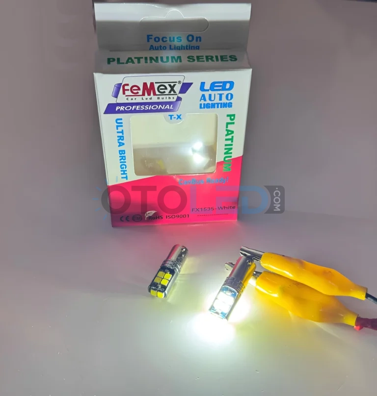 Volkswagen CC LED Ampul - Femex H21W LED Ampul Platinum - BAY9S 10SMD 3030 Chip Beyaz - Fotoğraf 3
