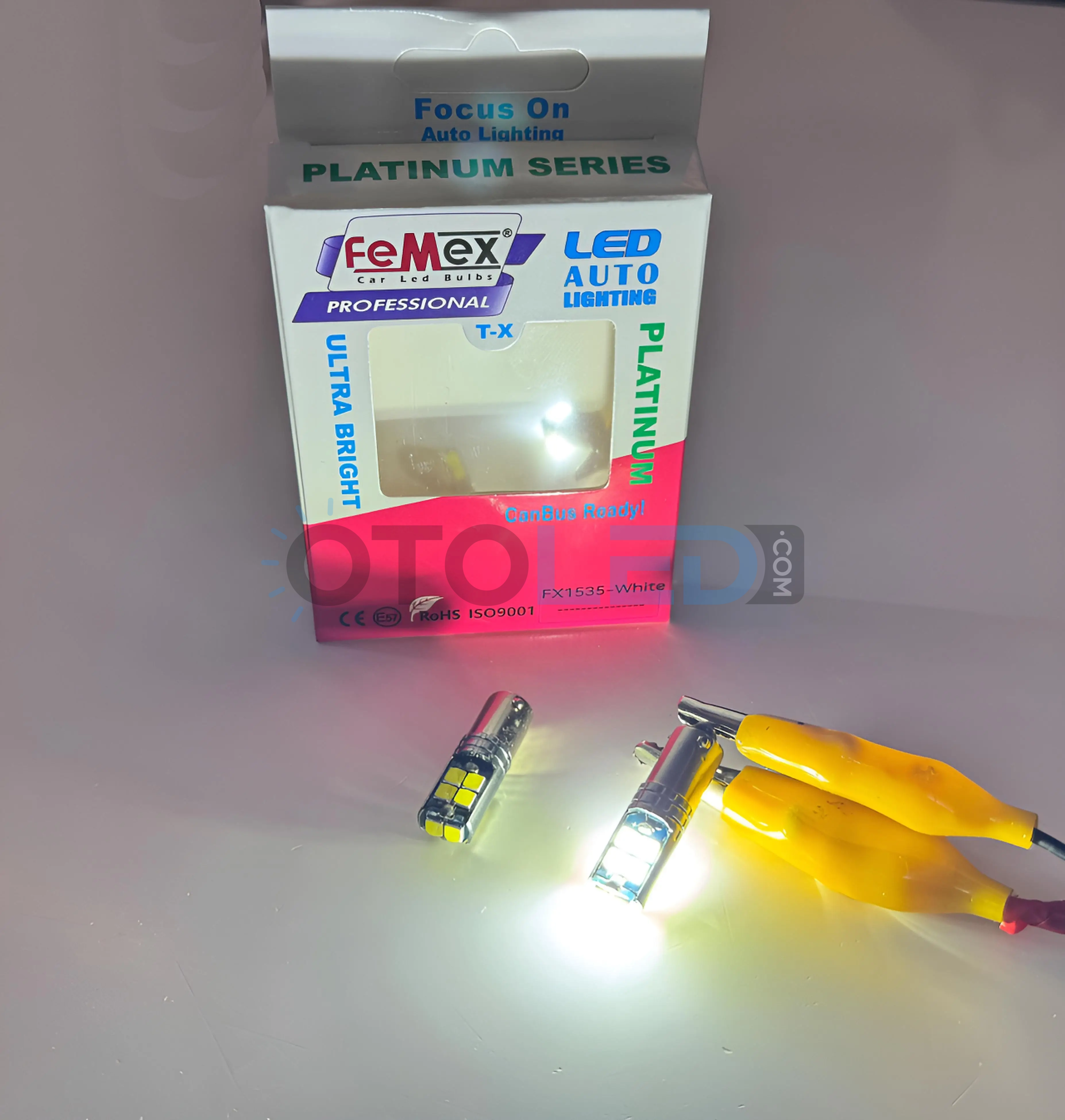 Femex H21W LED Ampul Platinum - BAY9S 10SMD 3030 Chip Beyaz