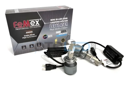 Femex Super Pro Plus Mercekli H7 LED Xenon 25000 Lümen Mini Bi-LED thumbnail